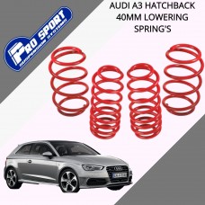 ProSport 40mm Lowering Springs for Audi A3 Hatchback 